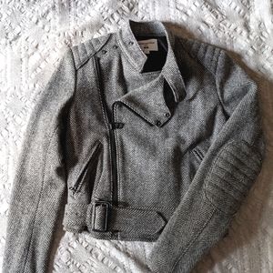 🛵 NWOT Uniqlo x Carine Roitfeld Moto Jacket – XS